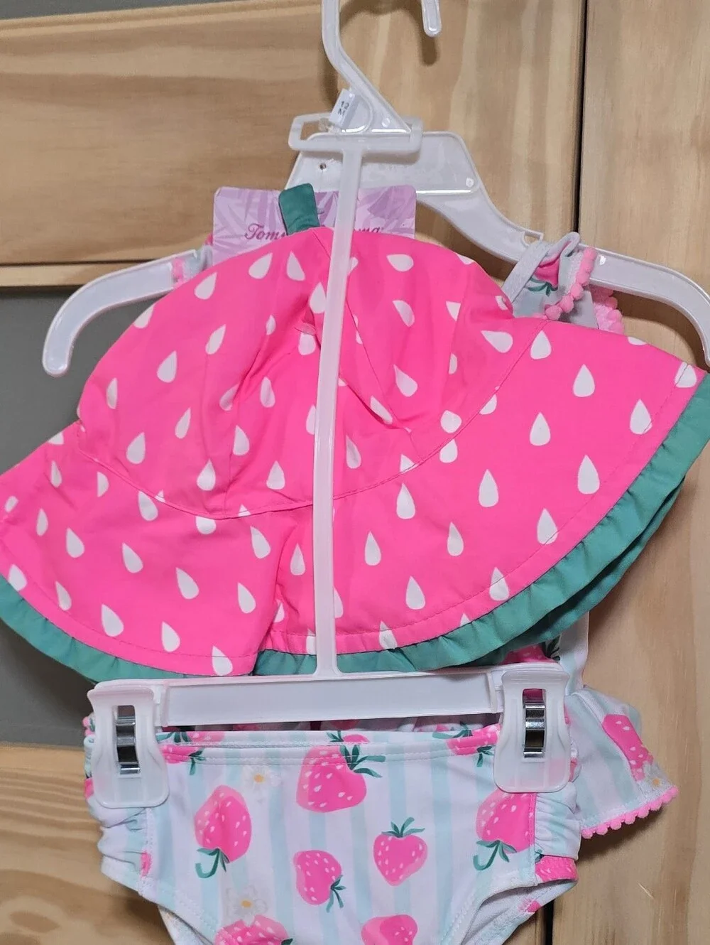Tommy Bahama Kids Hot Pink Polka Dot Swim Bottoms